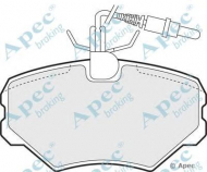 Комплект тормозных колодок APEC braking PAD872