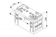 Аккумулятор BOSCH 0 092 T30 350