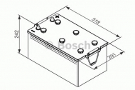 Аккумулятор BOSCH 0 092 T30 810