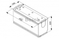 Аккумулятор BOSCH 0 092 T40 760