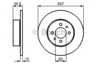Тормозной диск BOSCH 0 986 478 066