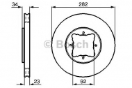 Тормозной диск BOSCH 0 986 478 448