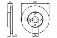 Тормозной диск BOSCH 0 986 478 996