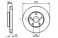 Тормозной диск BOSCH 0 986 479 111