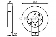 Тормозной диск BOSCH 0 986 479 165