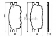 Комплект тормозных колодок BOSCH 0 986 494 139
