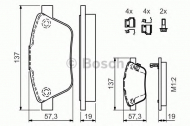 Комплект тормозных колодок BOSCH 0 986 494 157