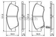 Комплект тормозных колодок BOSCH 0 986 494 299