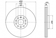 Тормозной диск HELLA PAGID 8DD 355 109-531