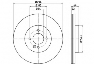 Тормозной диск HELLA PAGID 8DD 355 115-871