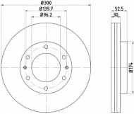 Тормозной диск HELLA PAGID 8DD 355 116-481