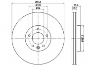 Тормозной диск HELLA PAGID 8DD 355 117-251