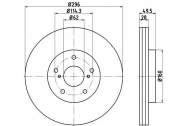 Тормозной диск HELLA PAGID 8DD 355 115-191