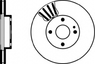 Тормозной диск HELLA PAGID 8DD 355 103-181