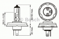 Лампа накаливания BOSCH 1 987 302 021