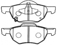 Комплект тормозных колодок ASVA AKD-1293