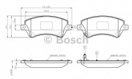 Комплект тормозных колодок BOSCH 0 986 TB2 397