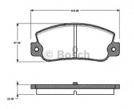Комплект тормозных колодок BOSCH 0 986 TB2 481