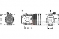 Компрессор VAN WEZEL 1700K041