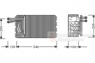 Испаритель VAN WEZEL 7700V022