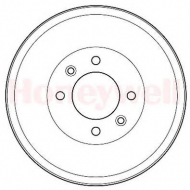 Тормозный барабан BENDIX 329150B