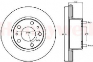 Тормозной диск BENDIX 569104B
