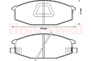 Комплект тормозных колодок BENDIX 572315B