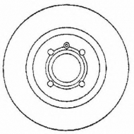 Тормозной диск BENDIX 561608B