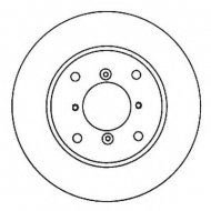 Тормозной диск BENDIX 561650B
