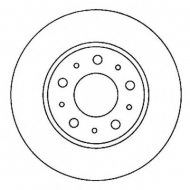 Тормозной диск BENDIX 561866B