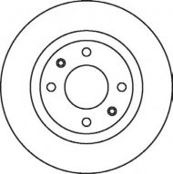 Тормозной диск BENDIX 562044B