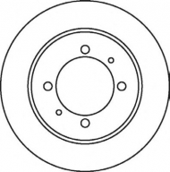 Тормозной диск BENDIX 562059B