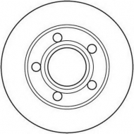 Тормозной диск BENDIX 562089B