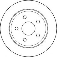 Тормозной диск BENDIX 562148B