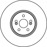Тормозной диск BENDIX 562187B