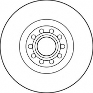 Тормозной диск BENDIX 562205B
