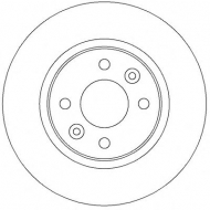 Тормозной диск BENDIX 562293B
