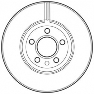 Тормозной диск BENDIX 562626BC