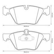 Комплект тормозных колодок BENDIX 573188B