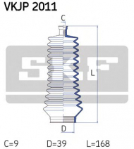 Комплект пыльника SKF VKJP 2011