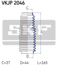 Комплект пыльника SKF VKJP 2046