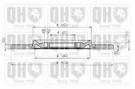 Тормозной диск QUINTON HAZELL BDC3210