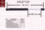 Газовая пружина KLOKKERHOLM 65227120