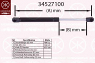Газовая пружина KLOKKERHOLM 34527100