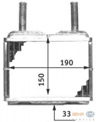 Теплообменник HELLA 8FH 351 311-771