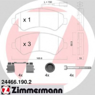 Комплект тормозных колодок ZIMMERMANN 24466.190.2