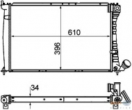 Теплообменник HELLA 8MK 376 716-501