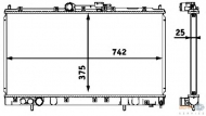 Теплообменник HELLA 8MK 376 718-511