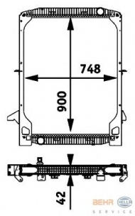 Теплообменник HELLA 8MK 376 721-601