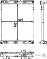 Теплообменник HELLA 8MK 376 730-621
